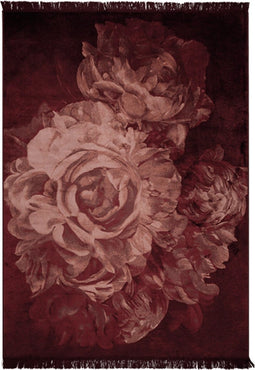 Bold Monkey Stitchy Roses vloerkleed 170x240 - Rood