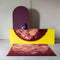 Bold Monkey Stitchy Roses vloerkleed 170x240 - Rood