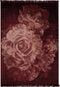 Bold Monkey Stitchy Roses vloerkleed 200x300 - Rood