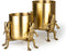 Bold Monkey Surrounded By Crocodiles vaas L - Goud