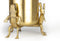 Bold Monkey Surrounded By Crocodiles vaas L - Goud