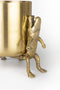 Bold Monkey Surrounded By Crocodiles vaas L - Goud