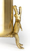 Bold Monkey Surrounded By Crocodiles vaas L - Goud