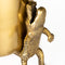 Bold Monkey Surrounded By Crocodiles vaas M - Goud