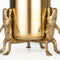 Bold Monkey Surrounded By Crocodiles vaas M - Goud
