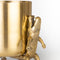 Bold Monkey Surrounded By Crocodiles vaas M - Goud