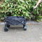 Bolderkar opvouwbaar – 130kg draagkracht – Bolderwagen met stevig frame – 83x52x56 cm - Strandkar - Brede wielen