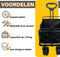 Bolderkar opvouwbaar – 130kg draagkracht – Bolderwagen met stevig frame – 83x52x56 cm - Strandkar - Brede wielen