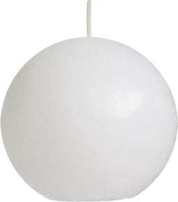 Bolkaars rustiek - Ø 8 cm wit