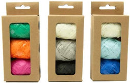 Bolletjes krullint rafia