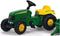 Rolly Toys John Deere - Traptractor met Aanhanger - 142x47x52 cm - Groen