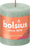 Bolsius Rustiek kaars 80/68 Jade Green