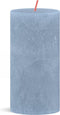 Bolsius - Rustiek stompkaars - 100/50 - 1 Stuk - Sky Blue