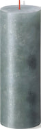 Bolsius Rustiek Stompkaars 19 cm / Ø7 cm Shimmer Oxid Blue