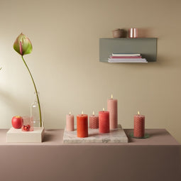 Bolsius Rustiek stompkaars 80/68 Rose