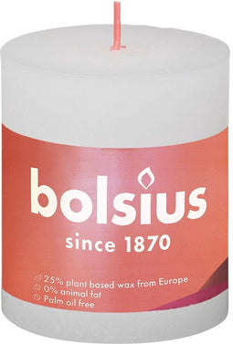 Bolsius Rustiek stompkaars 80/68 Wit
