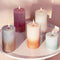 Bolsius - Rustiek stompkaars - Fading metallic - 80/68 - 1 Stuk - Soft Pearl + Champagne