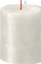 Bolsius Rustiek Stompkaars Hoogte 8 cm - Ø68 mm Shimmer Ivory