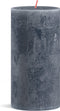 Bolsius Rustiek Stompkaars Shine 13 cm / Ø7 cm Slate Blue