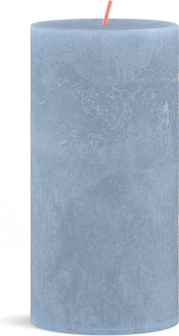 Bolsius Stompkaars 13 cm / Ø7 cm Rustiek Sky Blue