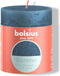 Bolsius Stompkaars 8 cm / Ø6,8 cm Rustiek Blue