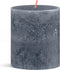 Bolsius Stompkaars 8 cm / Ø6,8 cm Rustiek Slate Blue