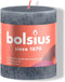 Bolsius Stompkaars 8 cm / Ø6,8 cm Rustiek Slate Blue
