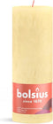 Bolsius Stompkaars Rustiek Butter Yellow - 19 cm / ø 7 cm