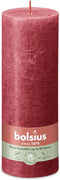 Bolsius Stompkaars Rustiek Delicate Red - 19 cm / Ø7 cm