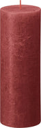 Bolsius Stompkaars Rustiek Delicate Red - 19 cm / Ø7 cm