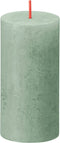 Bolsius Stompkaars Rustiek Jade Green - 10 cm / ø 5 cm