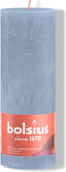 Bolsius Stompkaars Rustiek Sky Blue - 19 cm / Ø7 cm