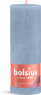 Bolsius Stompkaars Rustiek Sky Blue - 19 cm / Ø7 cm
