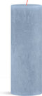 Bolsius Stompkaars Rustiek Sky Blue - 19 cm / Ø7 cm