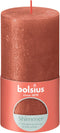 Bolsius Stompkaars Shimmer Amber - 13 cm / Ø7 cm