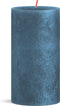 Bolsius Stompkaars Shimmer Blue - 13 cm / Ø7 cm