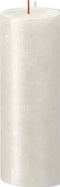 Bolsius Stompkaars Shimmer Ivoor - 19 cm / Ø7 cm