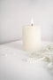 Bolsius Stompkaars Soft Pearl Ø50 mm - Hoogte 10 cm - Parelwit - 30 branduren