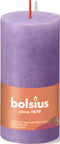 Bolsius Stompkaars Vibrant Violet Ø50 mm - Hoogte 10 cm - Violet - 30 branduren