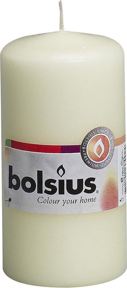 Bolsius Stompkaarsen 10 st 120x58 mm ivoor