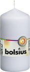 Bolsius Stompkaarsen 10 st 120x58 mm wit