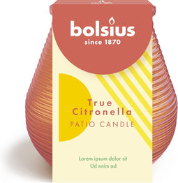 Bolsius - True Citronella - Patio candle - 94/91 - Koraal