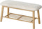 Boltze Bank Benja bamboe 45 cm hoog x 90 cm lang met plateau