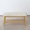 Boltze Bank Benja bamboe 45 cm hoog x 90 cm lang met plateau