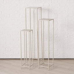 Boltze Corvin 3 delige plantentafel set metaal