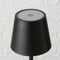 Boltze tafellamp Tendo zwart metaal 35 cm hoog oplaadbaar