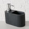 Boltze zeepdispenser Jiro 100 ml met bakje en spons