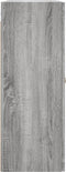 vidaXL - Wandkast - 69,5x34x90 - cm - grijs - sonoma - eikenkleurig
