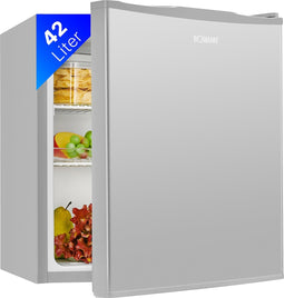 Bomann KB 7346 Mini Koelkast - Barkoelkast - 42 liter - Inox look
