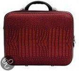 Bombata Handbagage tas CHUBBY MINI CROCO Rood